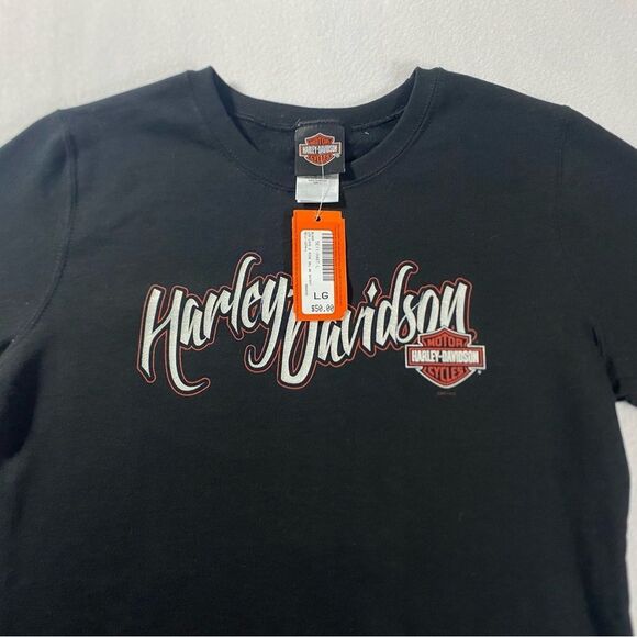 NWT Harley Davidson Women’s Sweater Sweatshirt Barnett HD El Paso TX Size Large - Picture 2 of 8